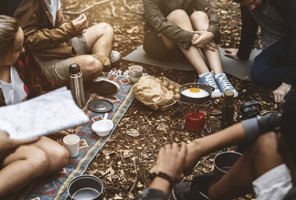 qué comer en un camping